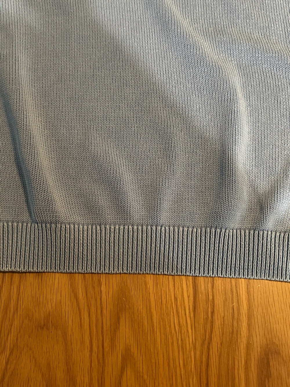 Aritzia TNA Hermosa Sweater Sun-faded Ripple Blue, Size XL NWT - Picture 5 of 11